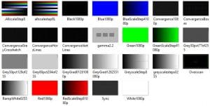 Проверка на битые пиксели через просмотр контрастных изображений
